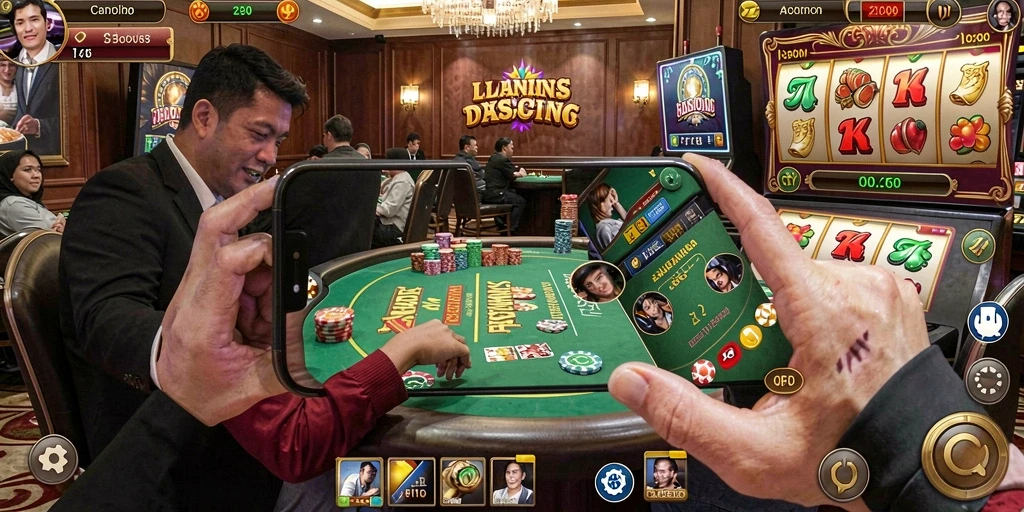 Screenshot memperlihatkan promo bonus menarik untuk pemain.