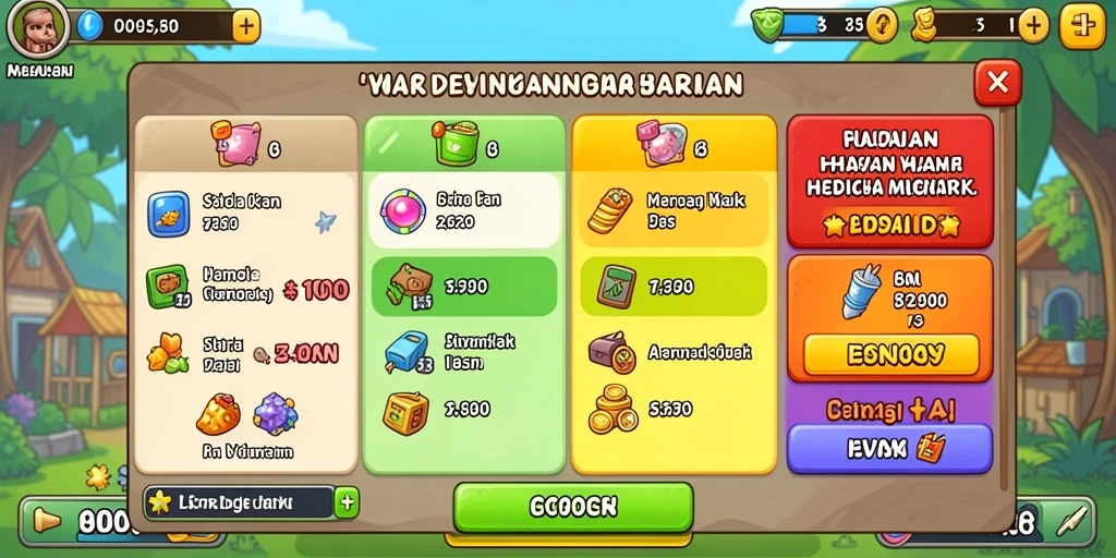 Misi harian yang menantang untuk mendapatkan hadiah.