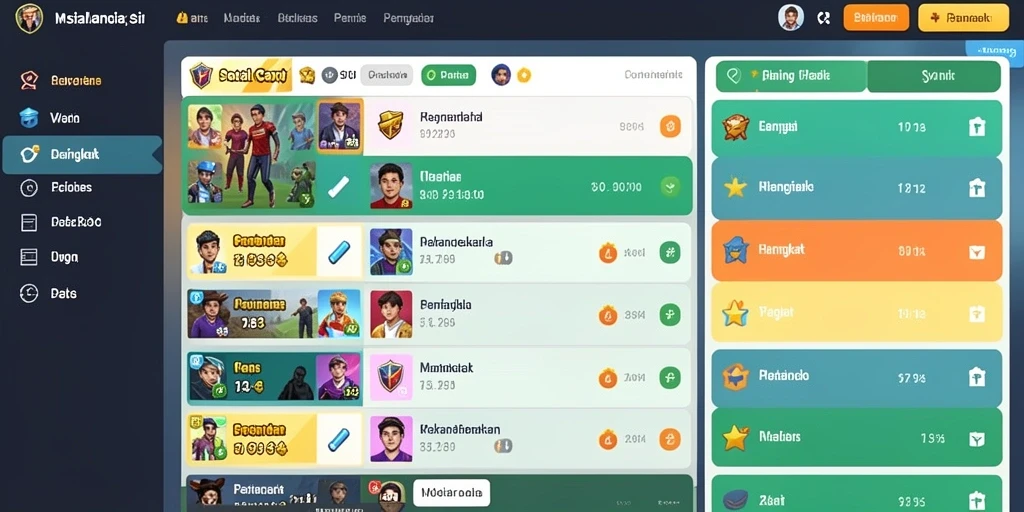 Screenshot memperlihatkan tema slot yang beragam dan menarik.