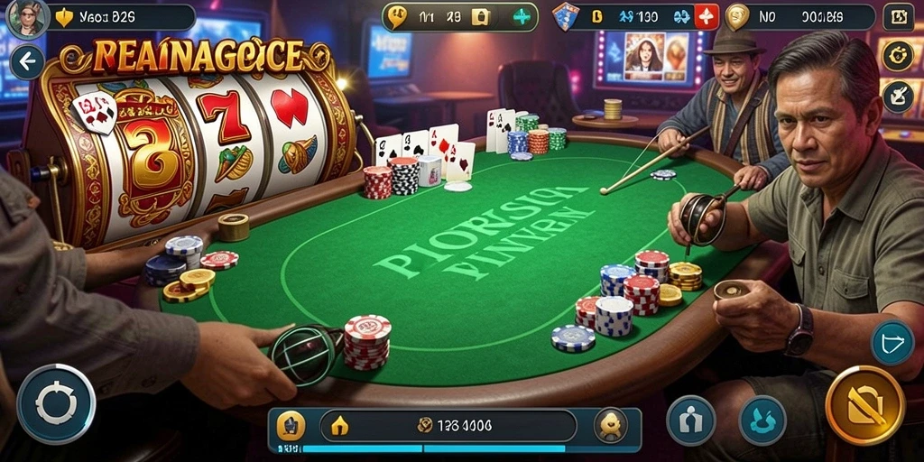 Screenshot dari mode permainan yang menantang.